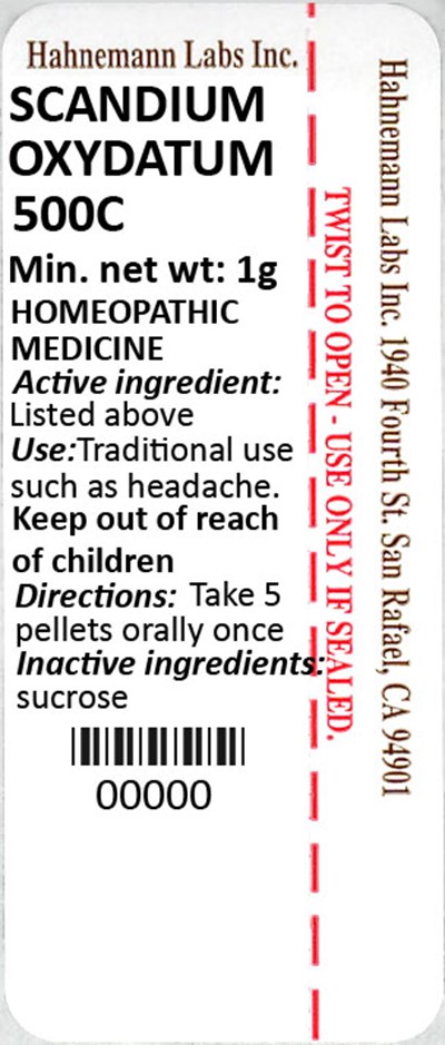 Scandium Oxydatum 500C 1g - Scandium Oxydatum 500C 1g
